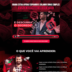 Landing Page para venda de robô trades e investimentos